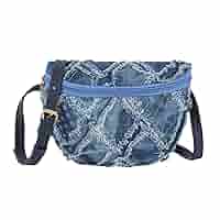 US Customized Quilted Body Bag ウエストバッグ Amazon.com | Unisex Denim Waist Bag Fanny Pack Shoulder